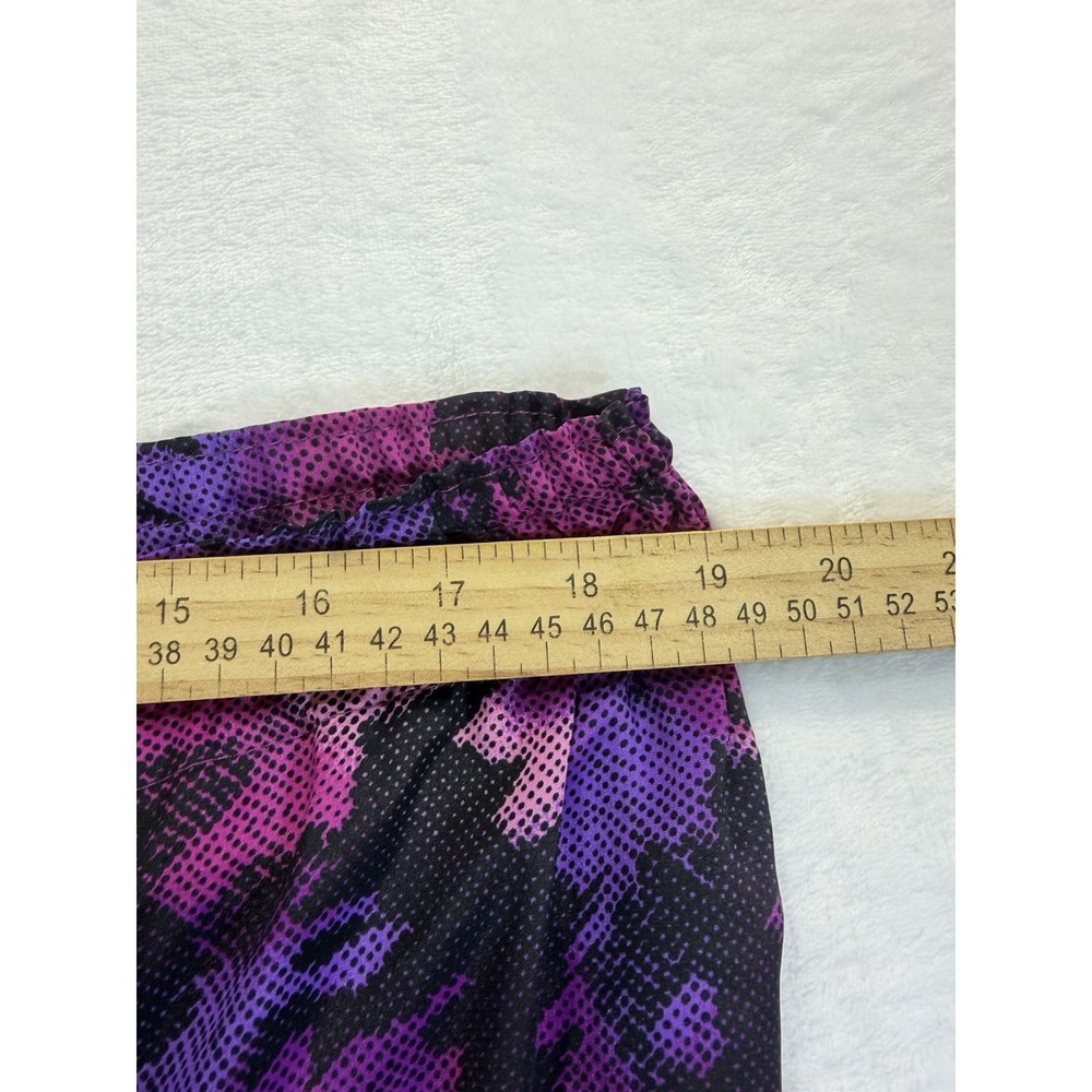 Maggie Shepherd Lounge Track 2 Piece Set L Purple Abstract Australia Vtg 90s - Picture 6 of 9